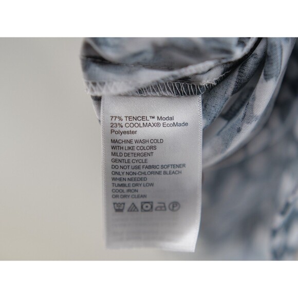 Tommy Bahama Coconut Point Button Shirt Sandbar Geo‎ Camp Carbon Grey Size M - Picture 4 of 7